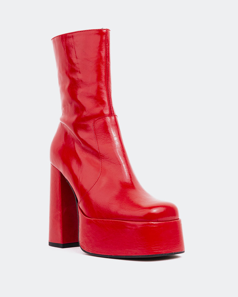 L'intervalle Tate Rouge Cuir Rouge