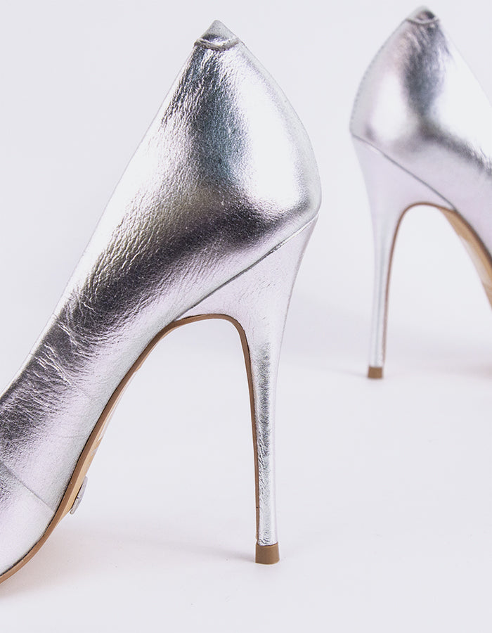 L'intervalle Teeva Argent Leather Argent