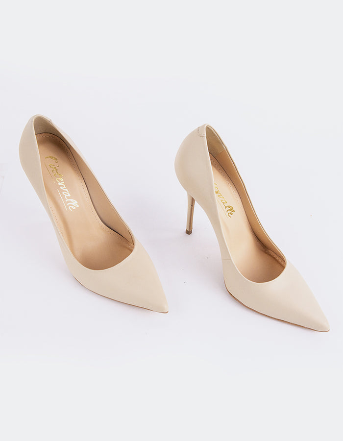 L'intervalle Teeva Blanc Cassé Cuir Blanc