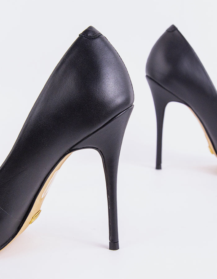 L'intervalle Teeva Noir Cuir Noir