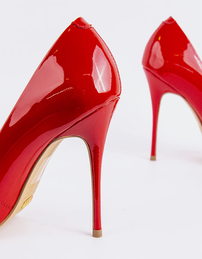 L'intervalle Teeva Rouge Verni Rouge