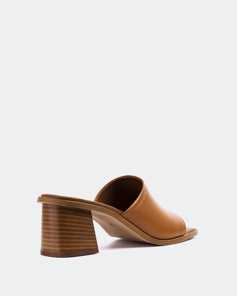 L'intervalle Temple En Cuir Cognac Brun
