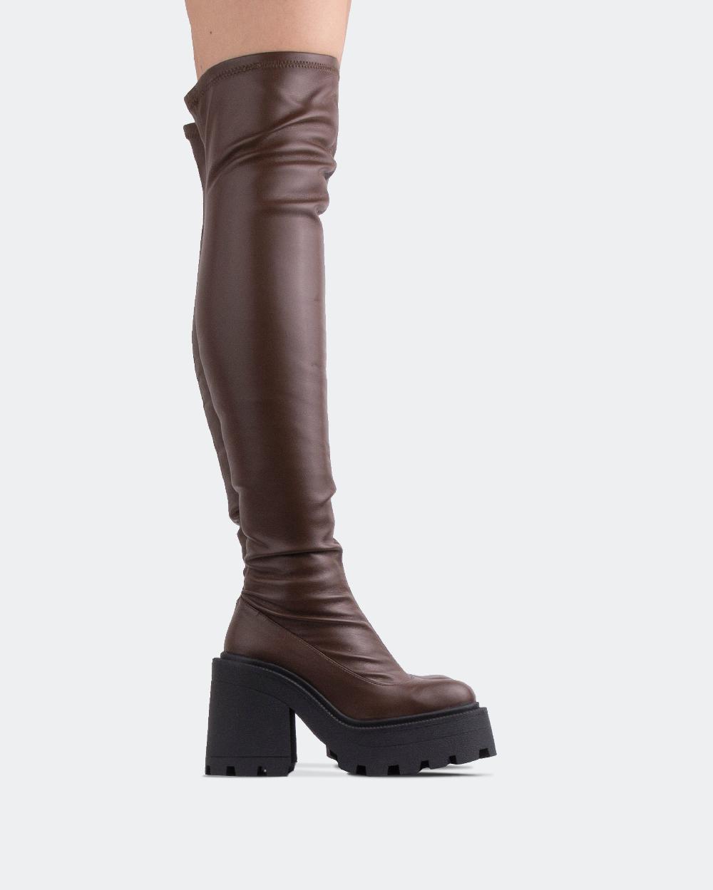 L'intervalle Tialo Brun Stretch Brun