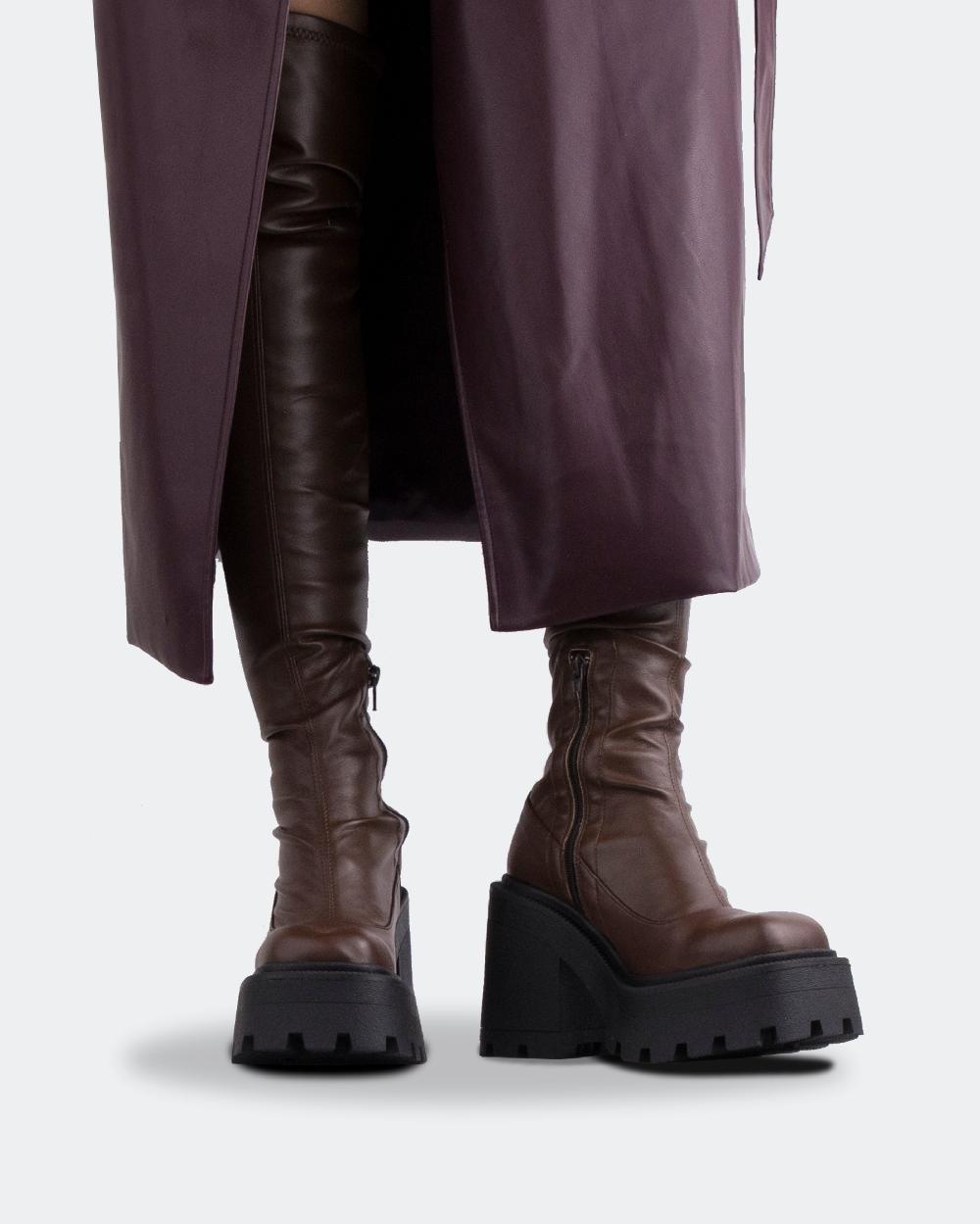 L'intervalle Tialo Brun Stretch Brun