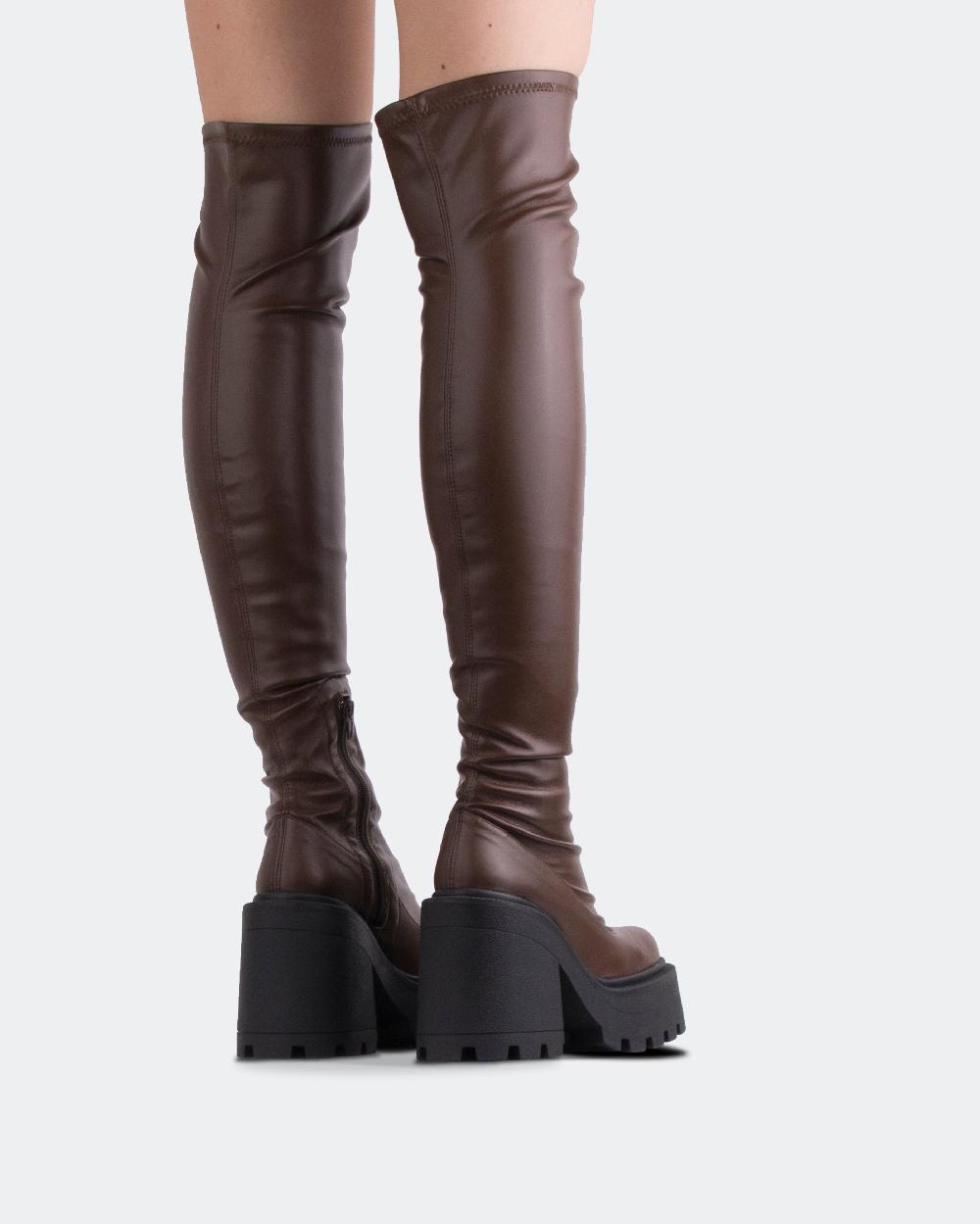 L'intervalle Tialo Brun Stretch Brun