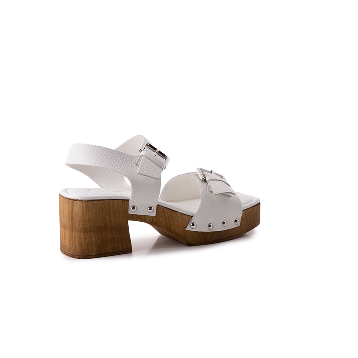 L'intervalle Tiril Blanc Cuir Blanc