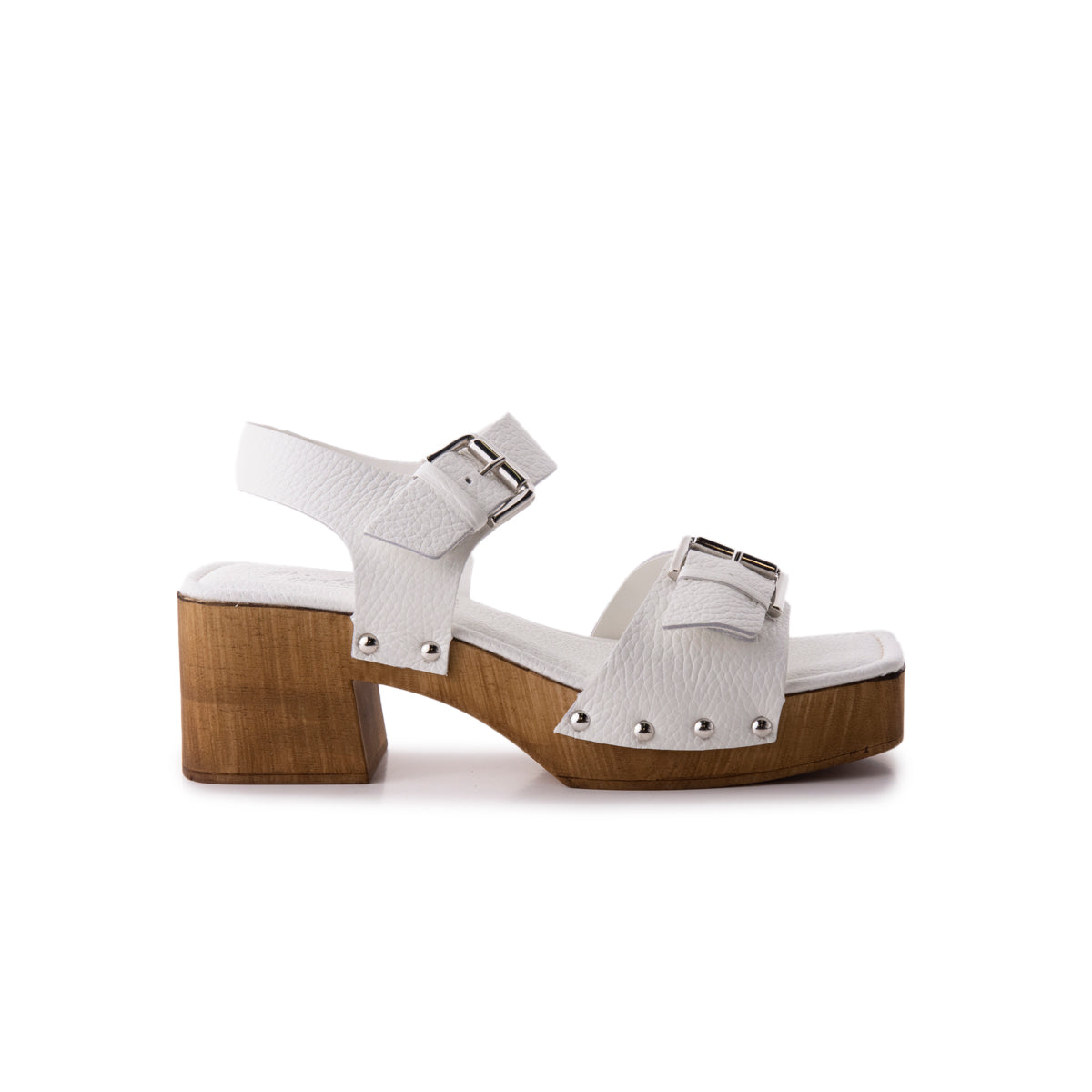 l'intervalle Tiril Blanc Cuir Blanc
