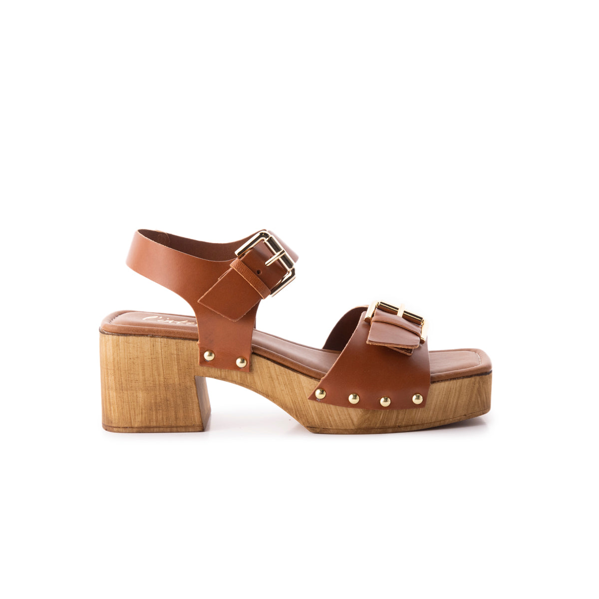 l'intervalle Tiril Cuir Cognac Brun