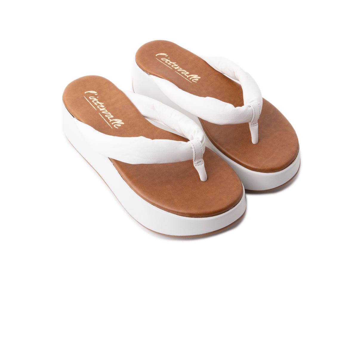 L'intervalle Tobago Blanc Cuir Blanc