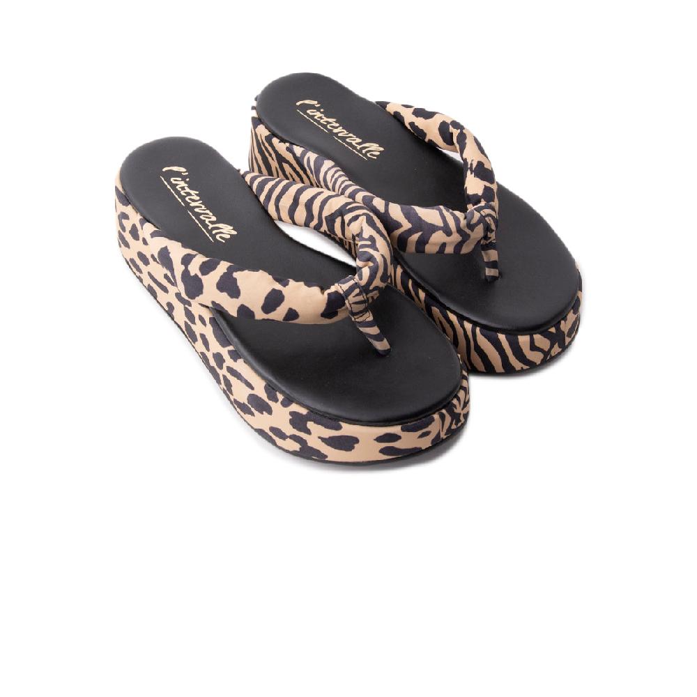 L'intervalle Tobago Zebra Nubuck Imprimé Animal