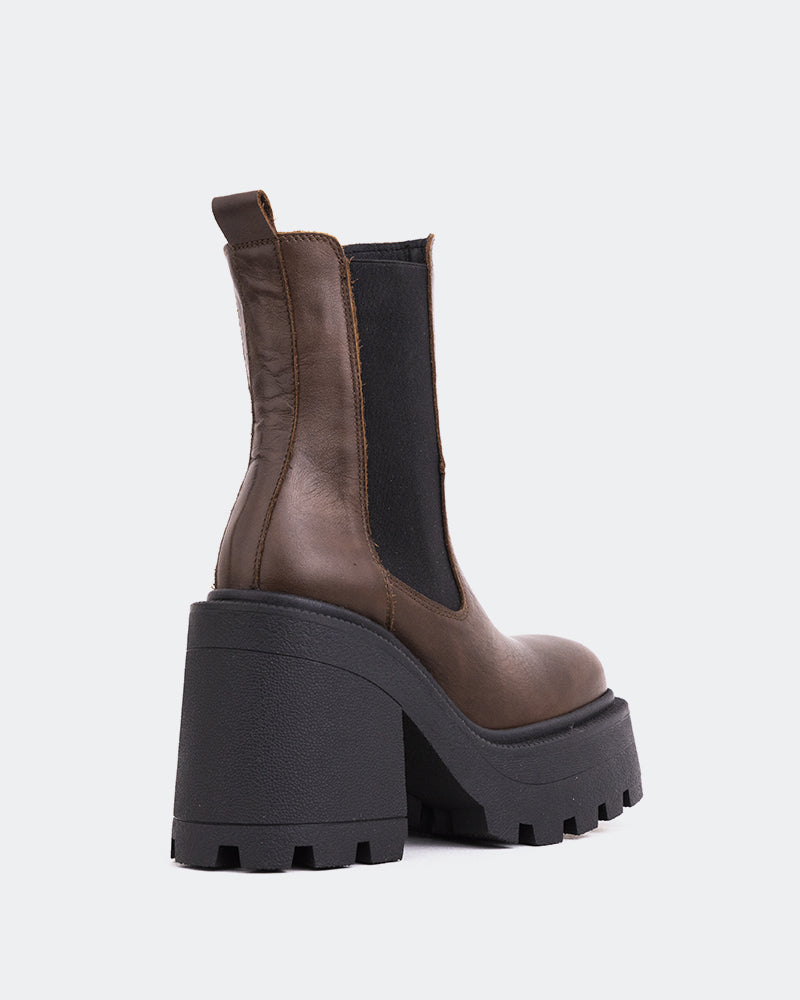 L'intervalle Tomy Brun Cuir Brun