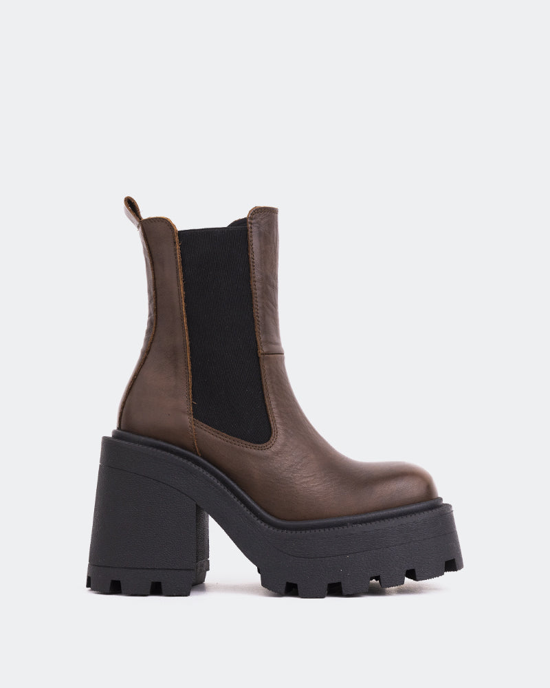 l'intervalle Tomy Brun Cuir Brun