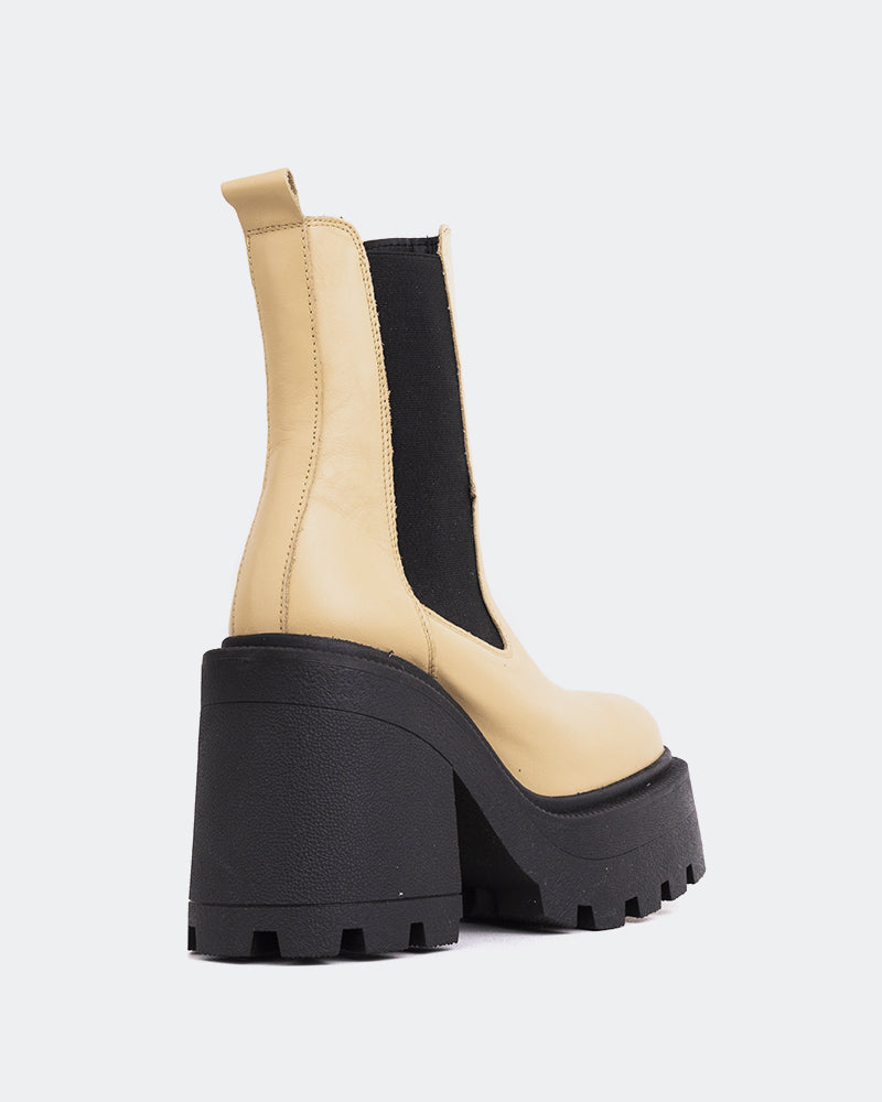 L'intervalle Tomy Cuir Crème Chameau