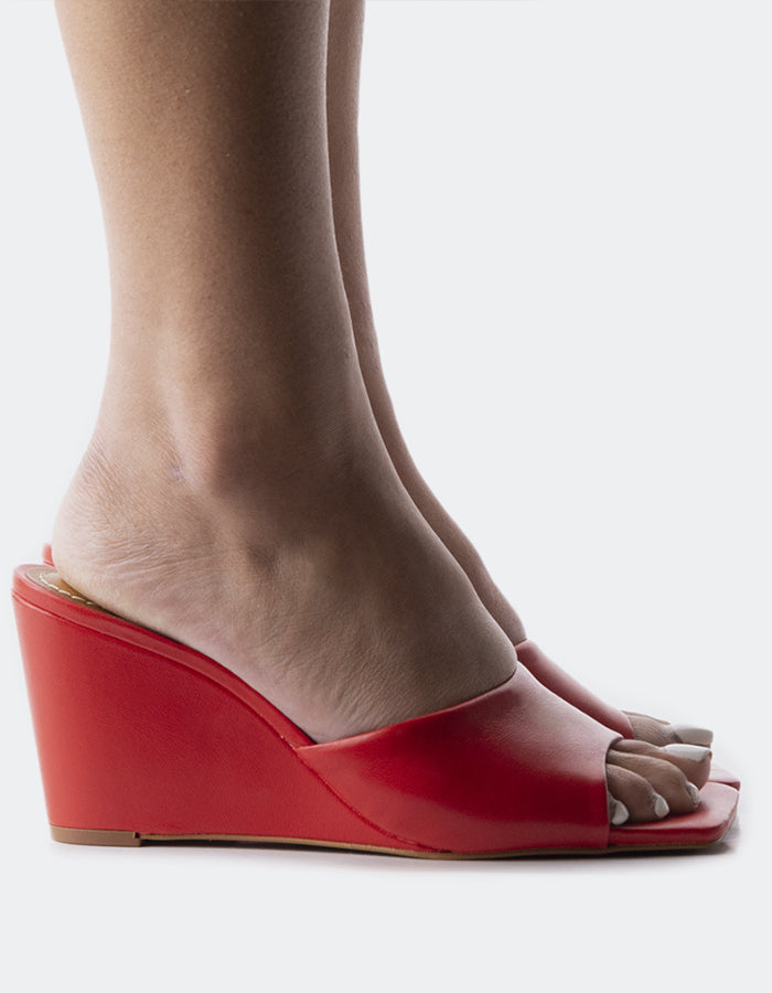 l'intervalle Toscana Rouge Cuir Rouge