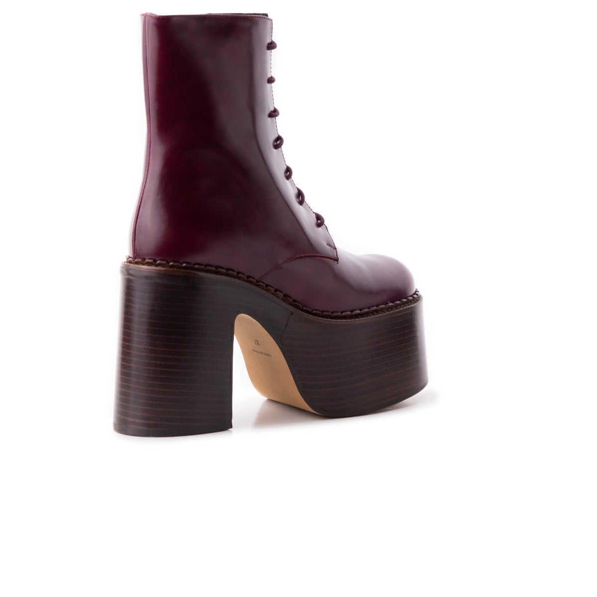 L'intervalle Tripp Bordeau Leather Bordeaux