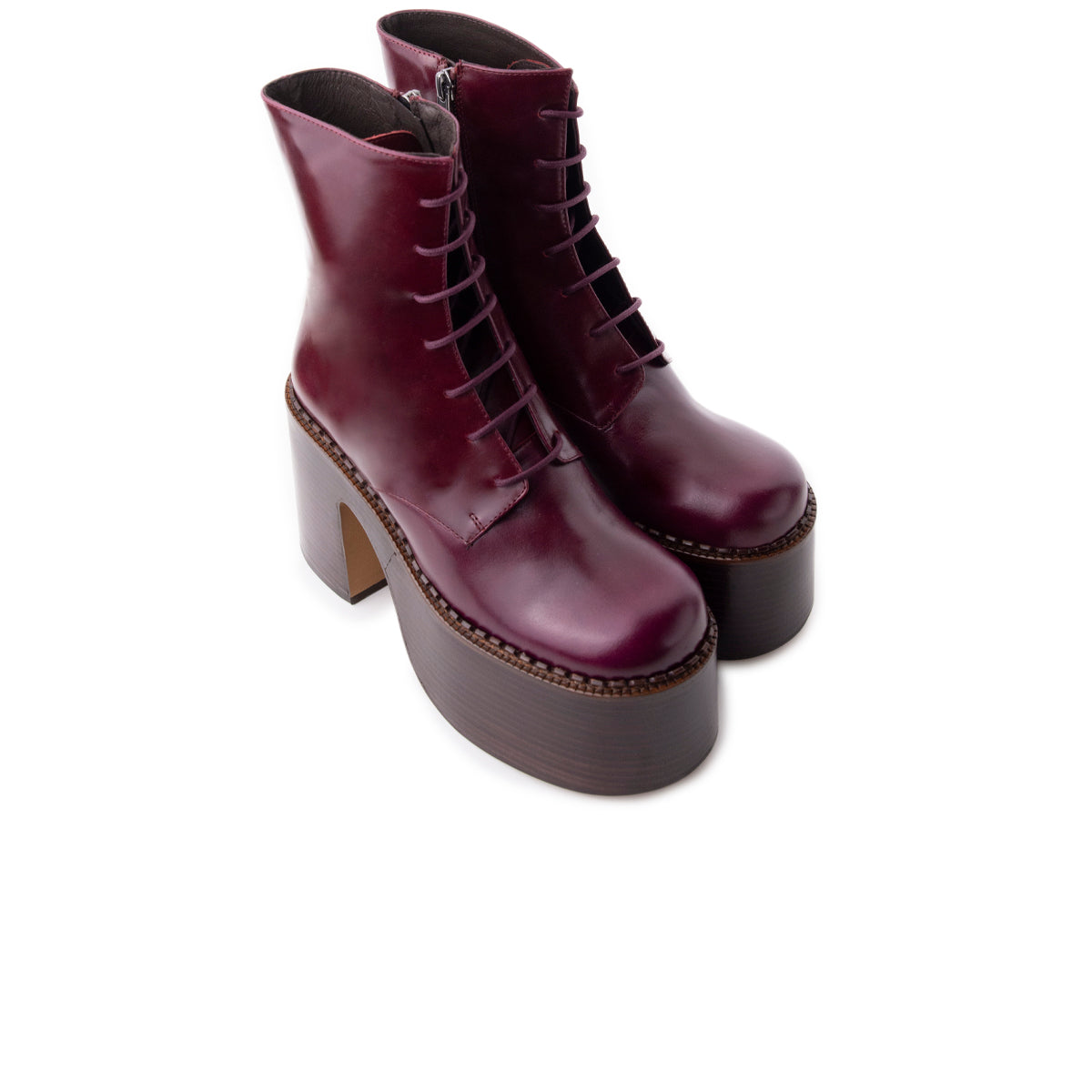 L'intervalle Tripp Bordeau Leather Bordeaux