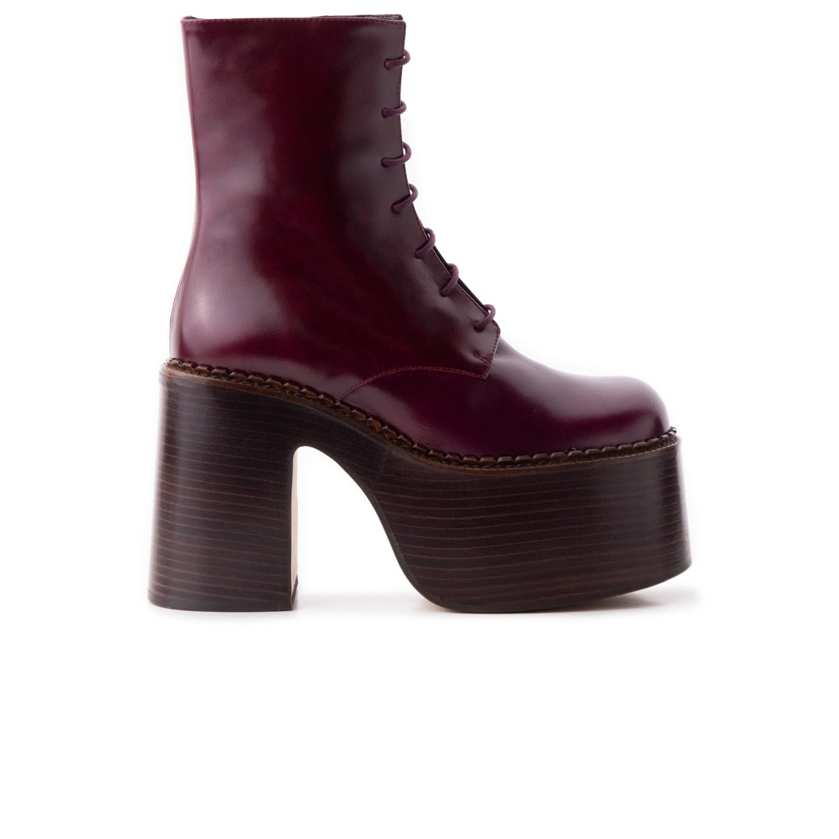 l'intervalle Tripp Bordeau Leather Bordeaux