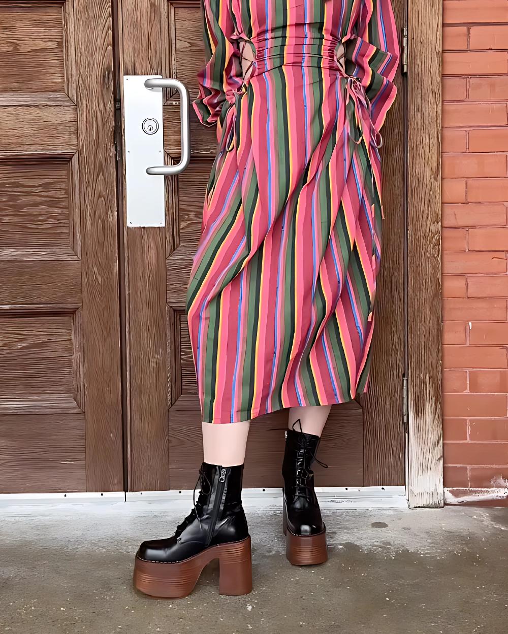 L'intervalle Tripp Noir Cuir Noir