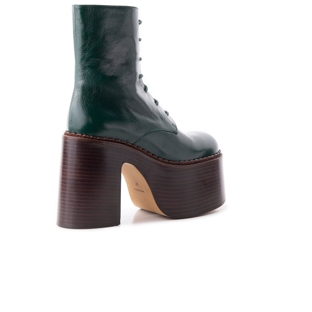 L'intervalle Tripp Vert Cuir Vert