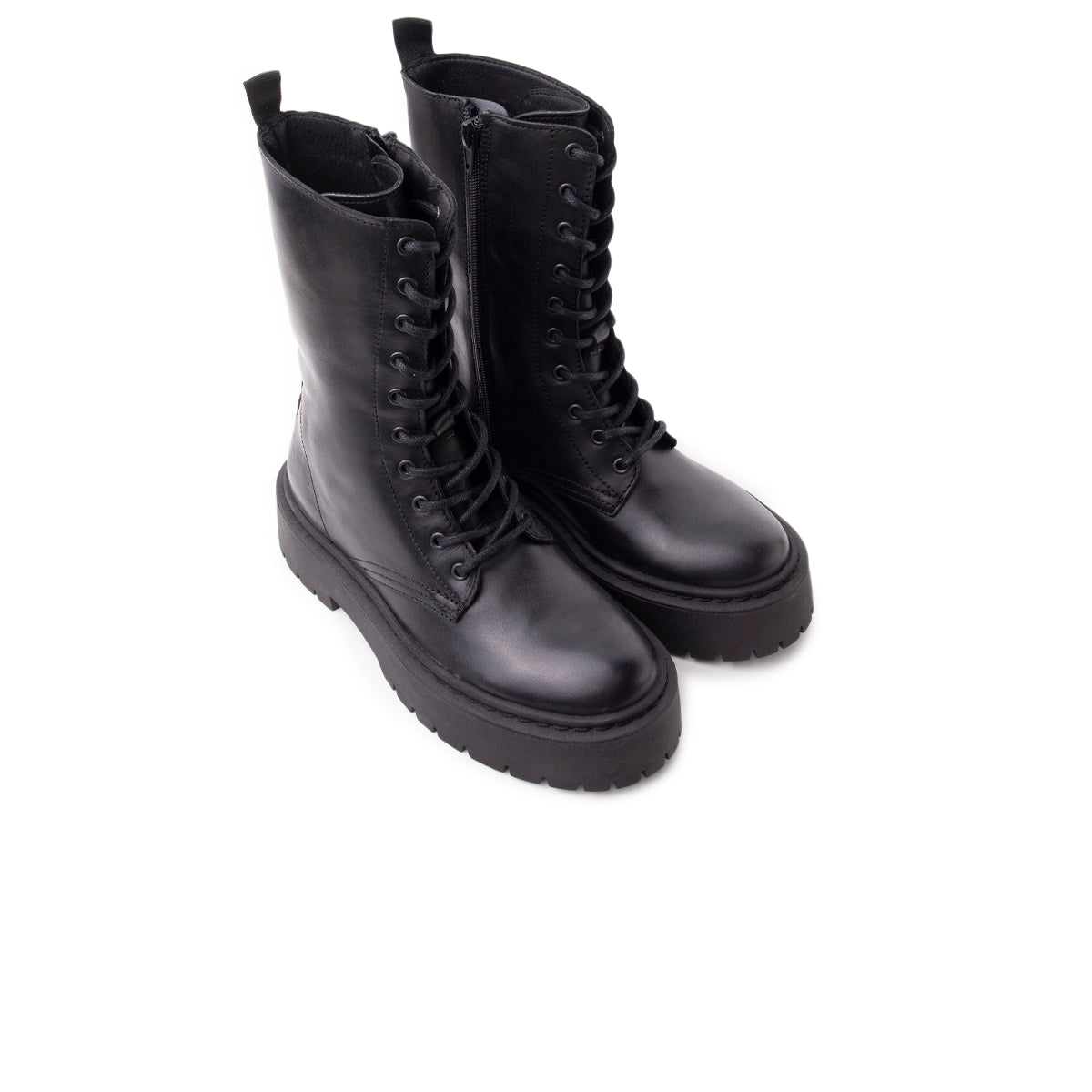 L'intervalle Tuque Noir Cuir Noir