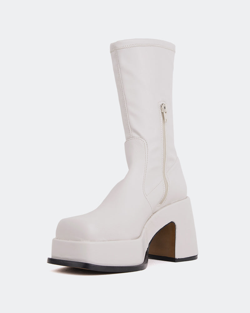 L'intervalle Turcot Blanc Cassé Stretch Blanc