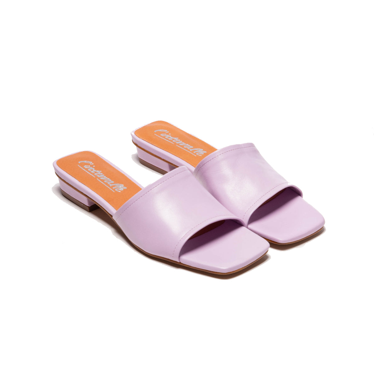 L'intervalle Turner Cuir Lilas Mauve