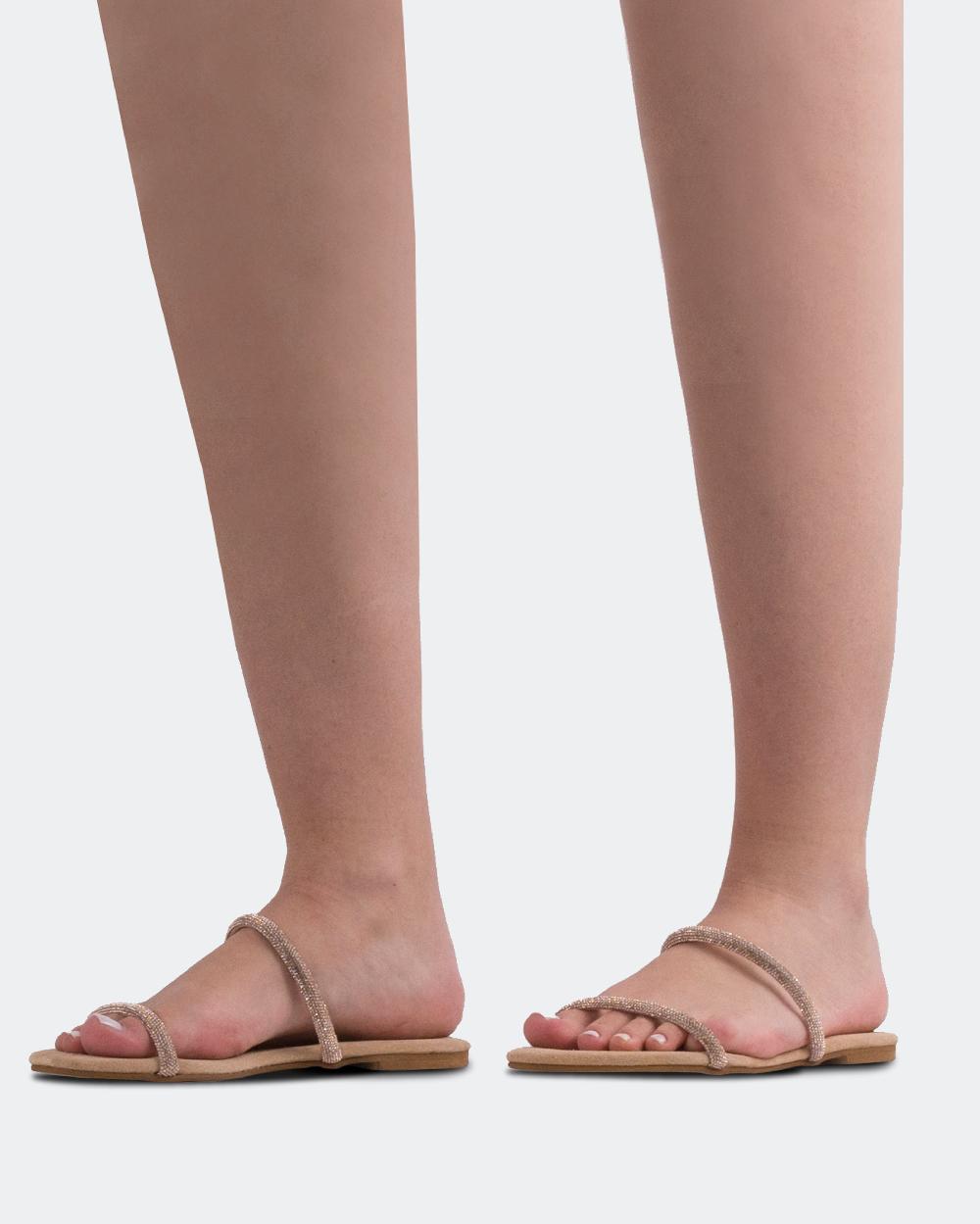 L'intervalle Twiggy Rose Suède Rose