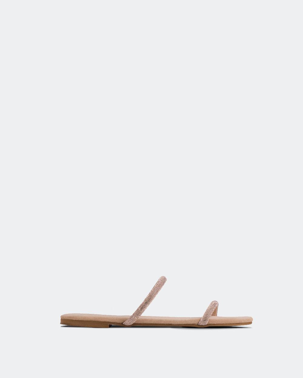 L'intervalle Twiggy Rose Suède Rose