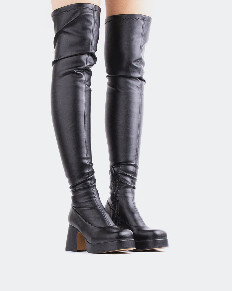 L'intervalle Ulina Noir Stretch Noir