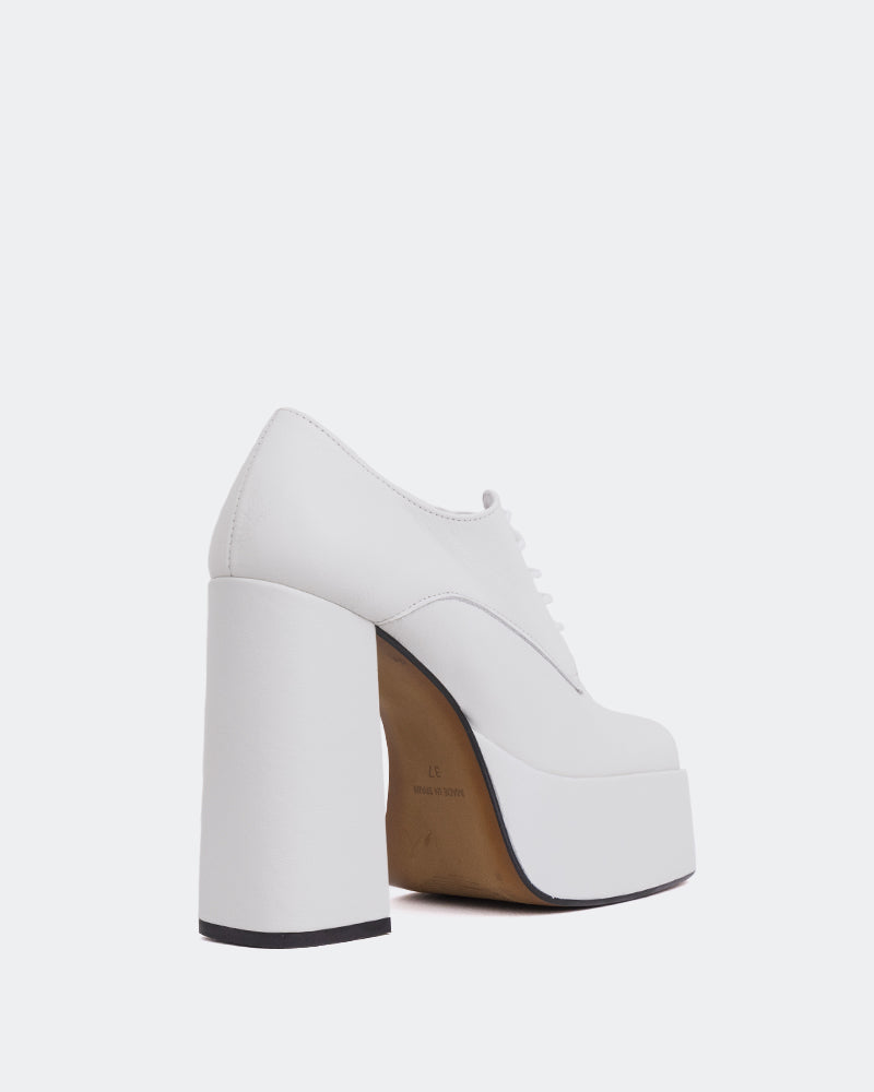 L'intervalle Ursuline Blanc Cuir Blanc