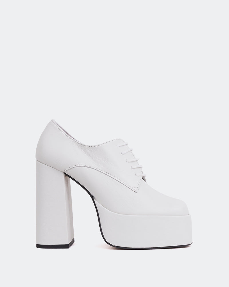 L'intervalle Ursuline Blanc Cuir Blanc