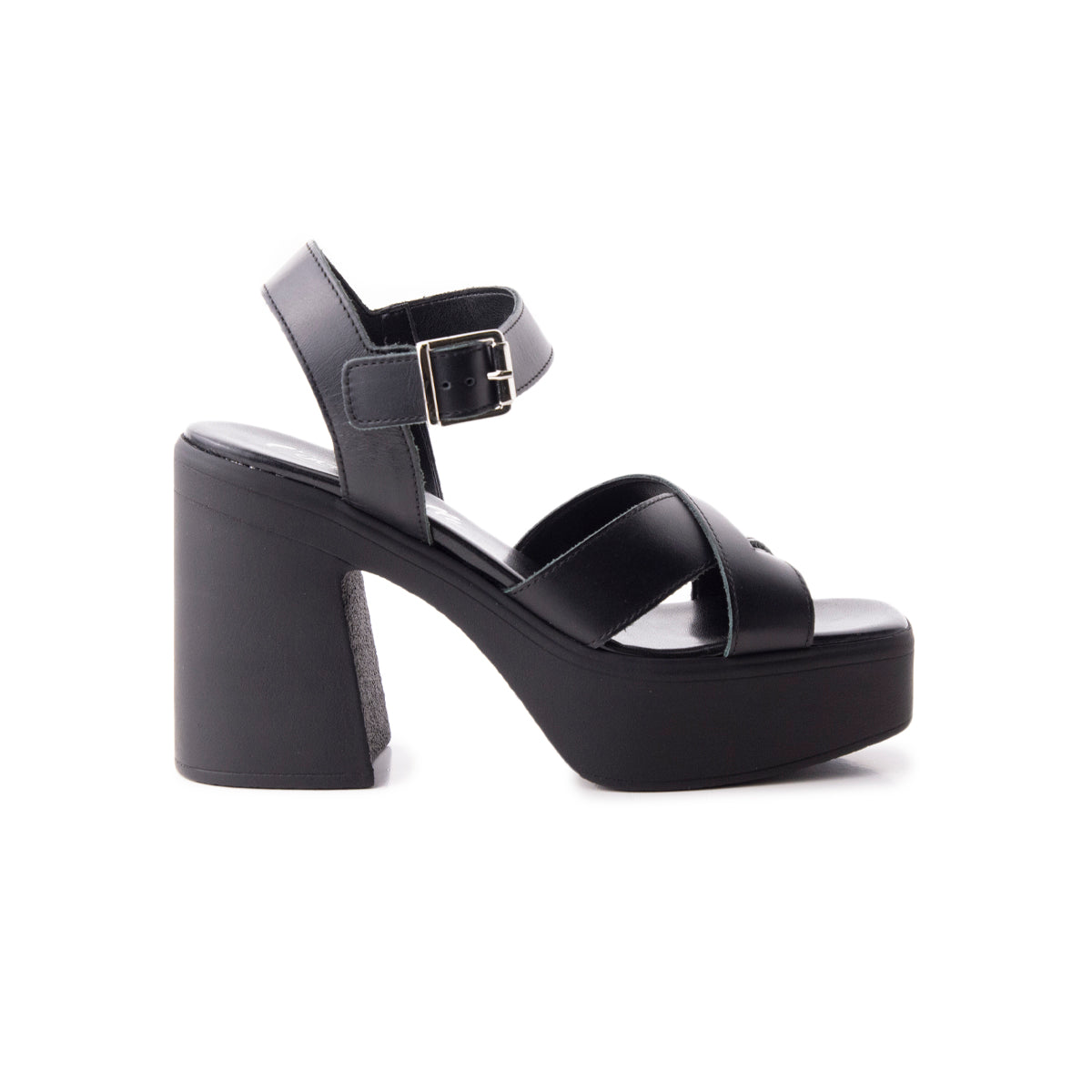 l'intervalle Valentano Noir Cuir Noir