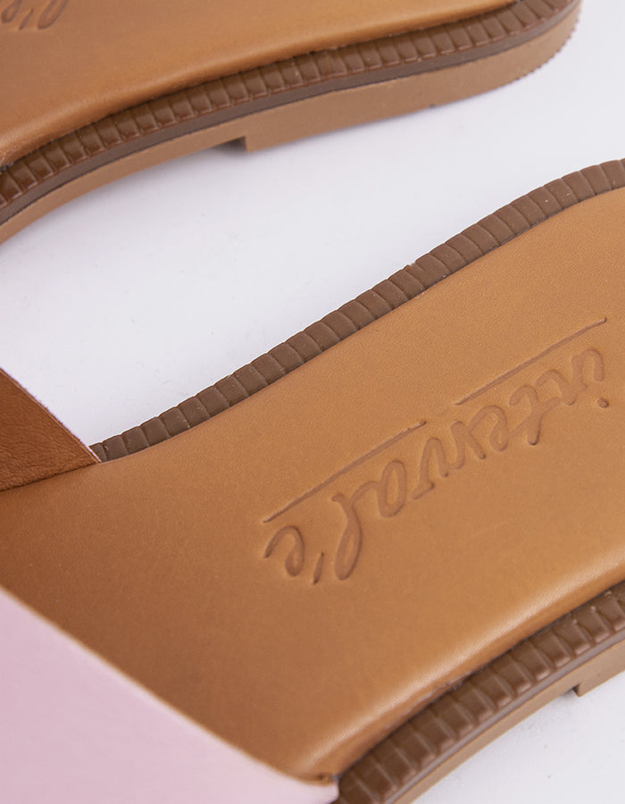 L'intervalle Valmy Cuir Fuchsia Rose