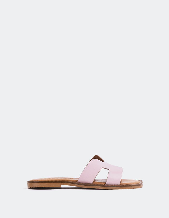 l'intervalle Valmy Cuir Fuchsia Rose