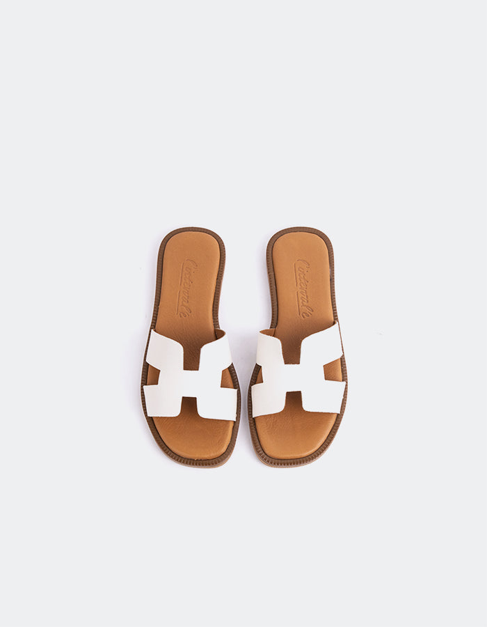 L'intervalle Valmy Ice Leather Blanc