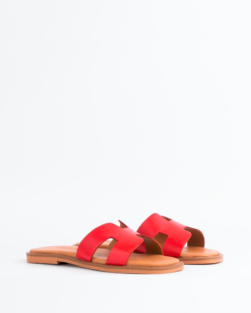 L'intervalle Valmy Rouge Cuir Rouge