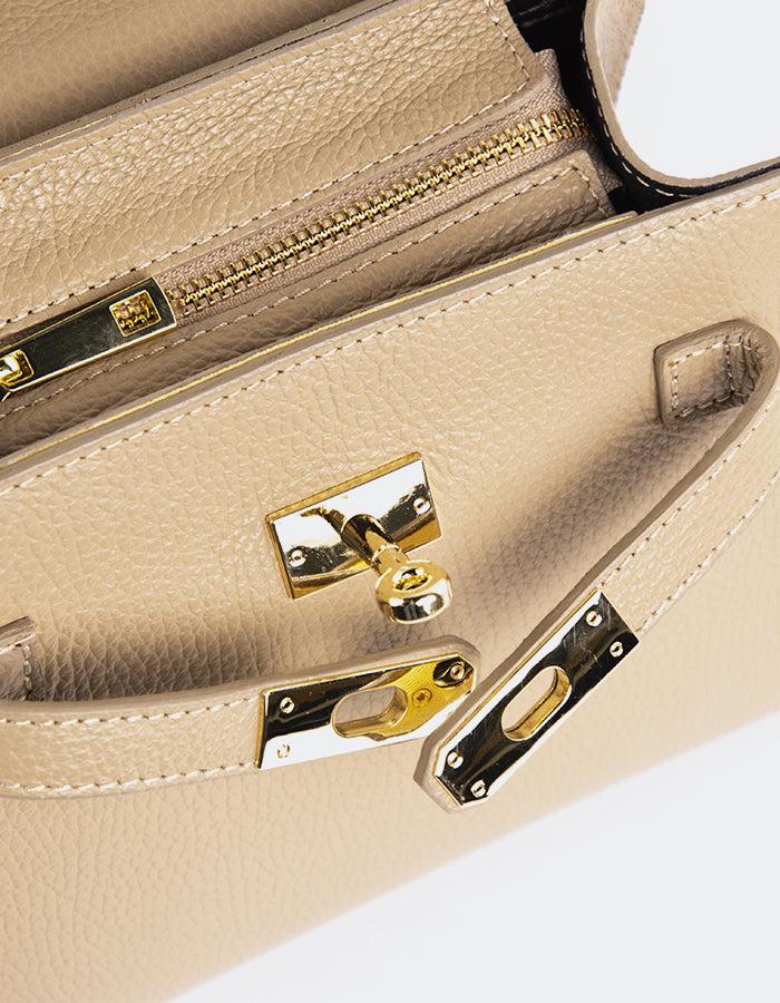 L'intervalle Vance Amande Cuir Amande