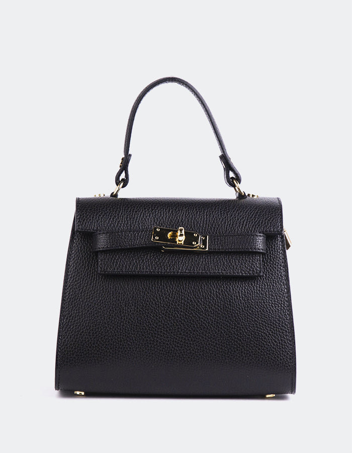 l'intervalle Vance Noir Cuir Noir