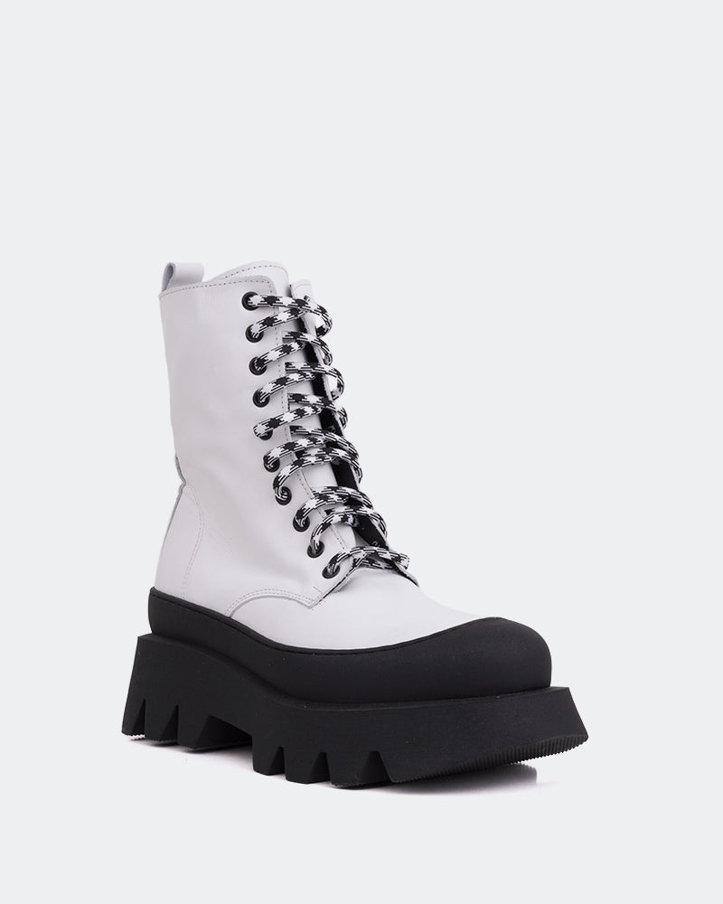 L'intervalle Vancouver Blanc Cuir Blanc