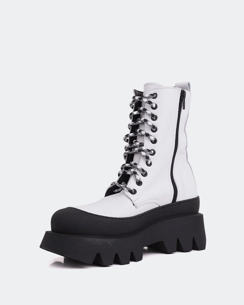 L'intervalle Vancouver Blanc Cuir Blanc