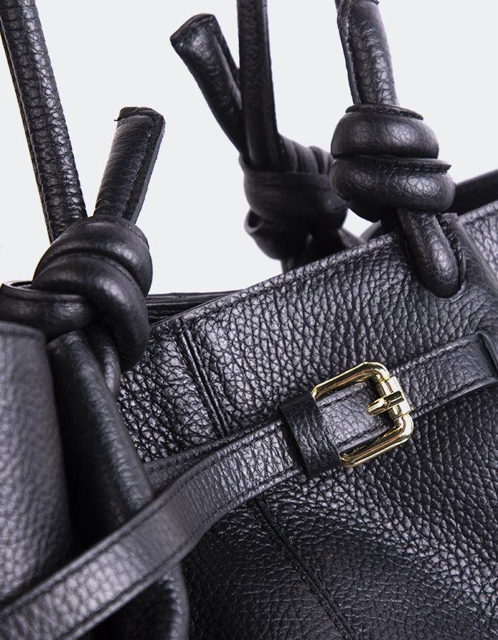 L'intervalle Varden Noir Cuir Noir