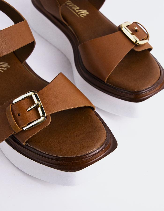 L'intervalle Varvara Cuir Ocre Ocre