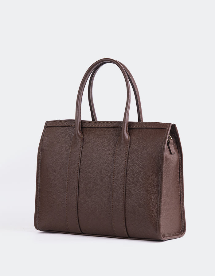 L'intervalle Veena Brun Cuir Brun