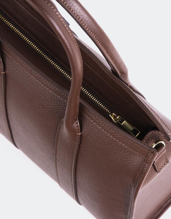 L'intervalle Veena Brun Cuir Brun