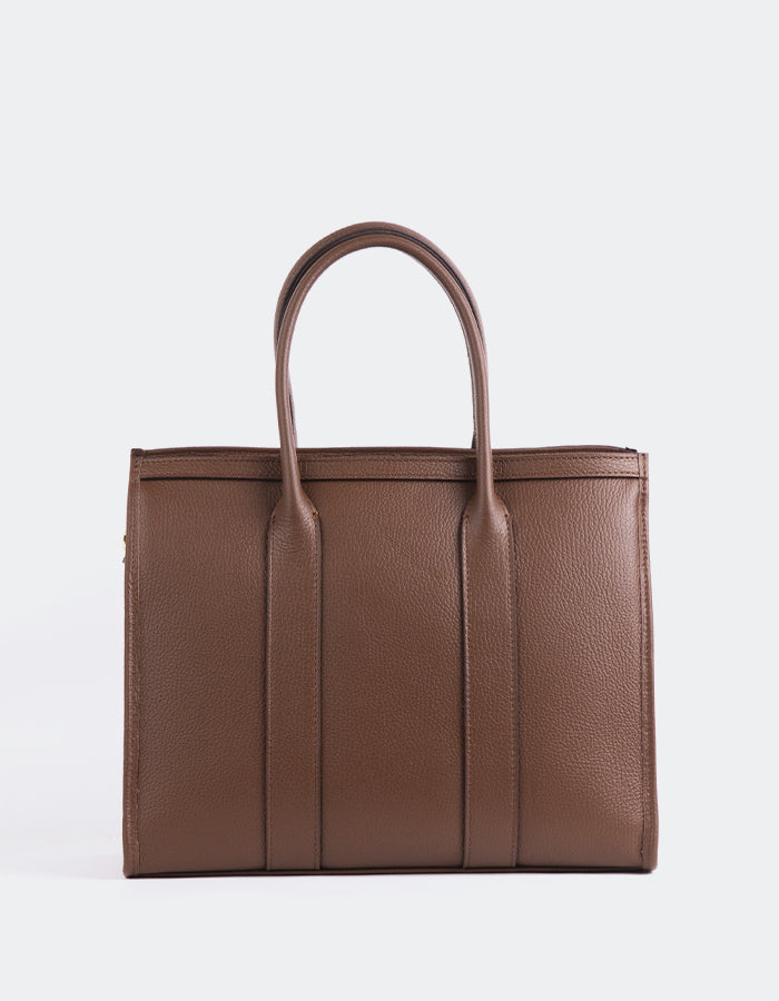 l'intervalle Veena Cuir Cognac Brun