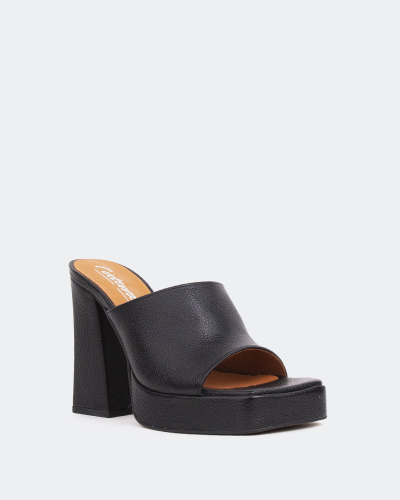 L'intervalle Vendome Noir Cuir Noir