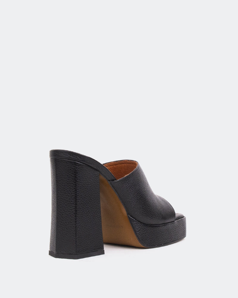 L'intervalle Vendome Noir Cuir Noir