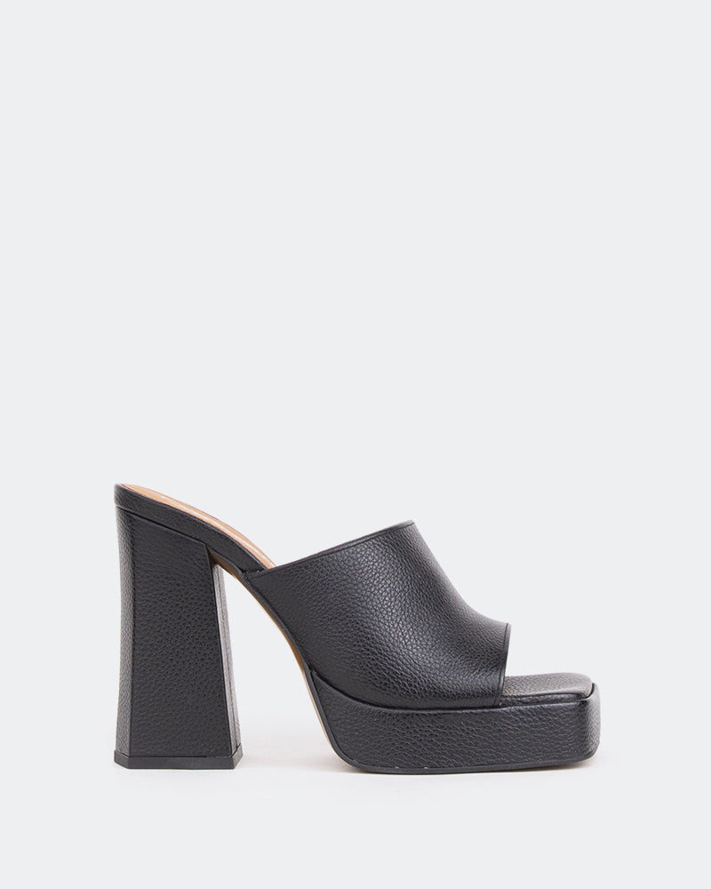 L'intervalle Vendome Noir Cuir Noir