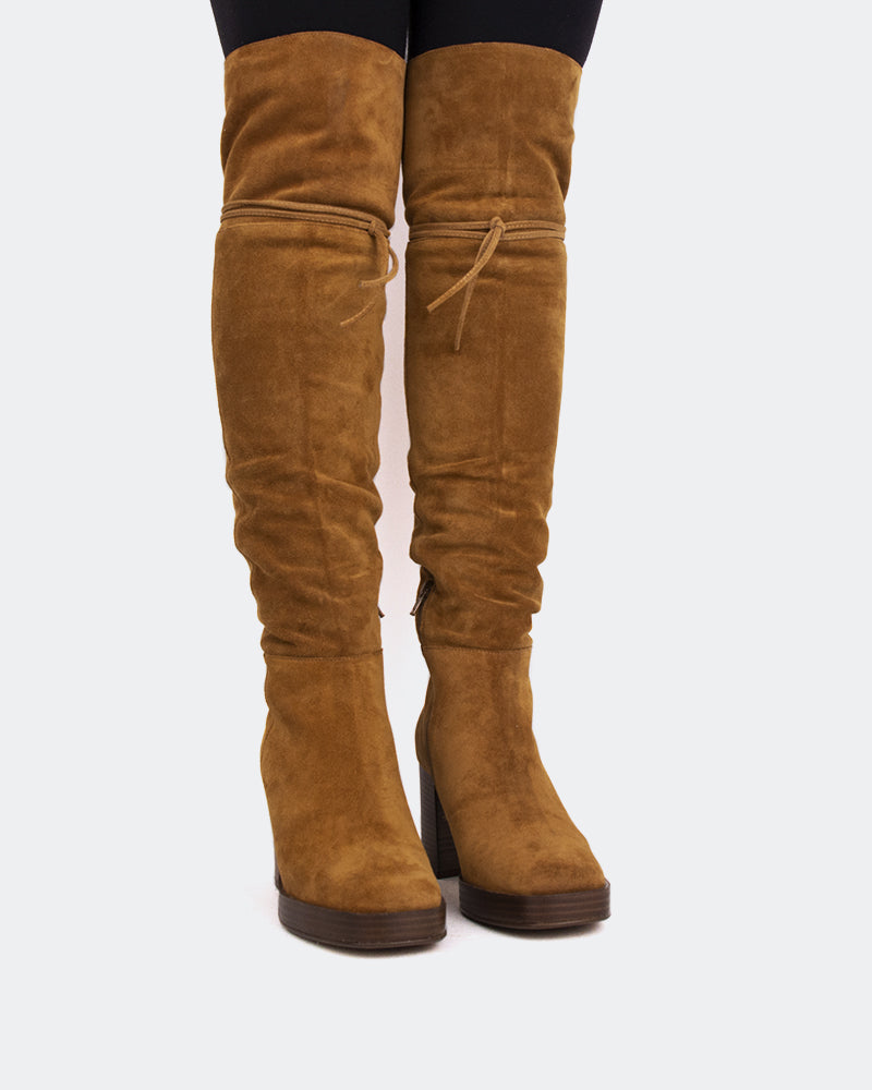 L'intervalle Veneto Cognac Suède Brun