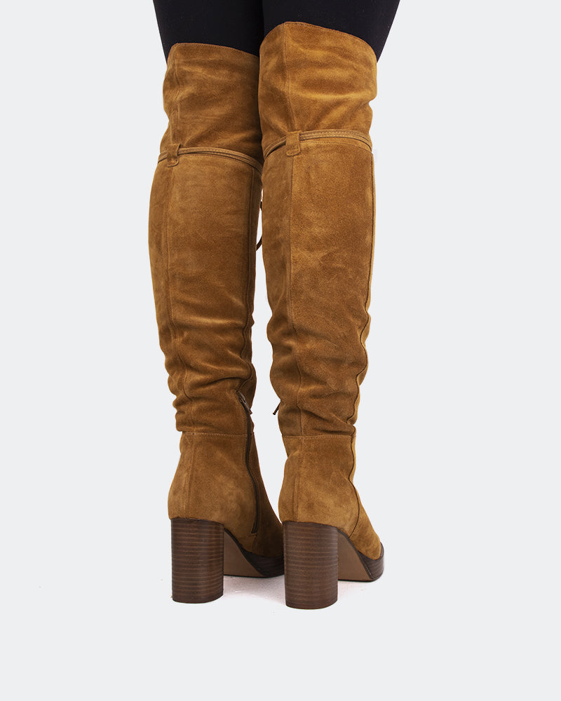 L'intervalle Veneto Cognac Suède Brun